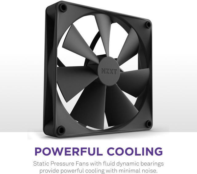 Alt view image 5 of 8 - NZXT Kraken Elite 280mm - RL-KN28E-B1 – AIO CPU Liquid Cooler - Customizable LCD Display - 2 x F140P Static Pressure Fan Radiator Fans LGA 1700 / AM5 Compatible