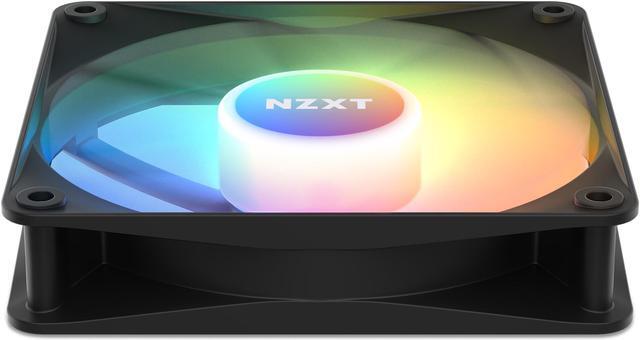 Alt view image 4 of 13 - NZXT F120 RGB Core Fan - RF-C12SF-B1 - 120mm Hub-Mounted RGB Fan - Sublime RGB Lighting - PWM Control - Single, 120mm Case Fan - Black