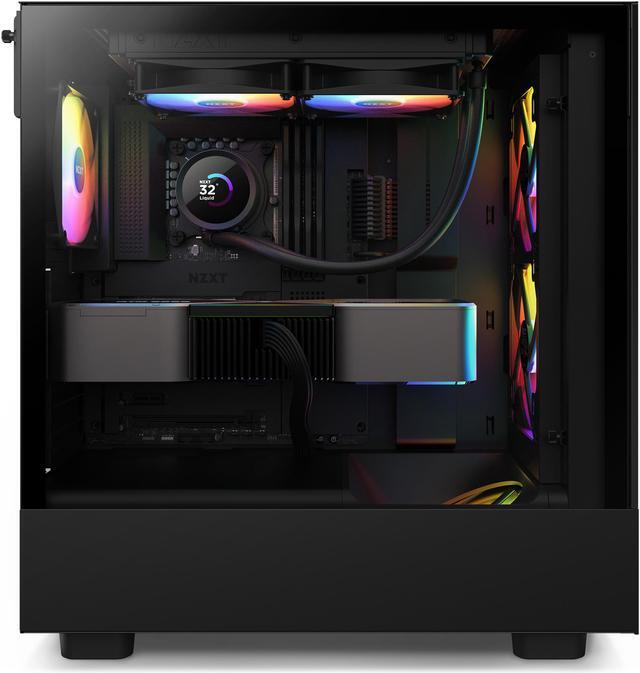 Alt view image 9 of 13 - NZXT F120 RGB Core Fan - RF-C12SF-B1 - 120mm Hub-Mounted RGB Fan - Sublime RGB Lighting - PWM Control - Single, 120mm Case Fan - Black