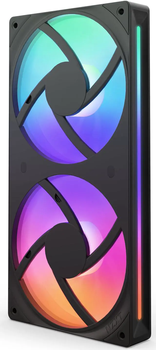 Alt view image 6 of 13 - NZXT F240 RGB CORE RF-U24HF-B1 240mm RGB LED Single-Frame RGB Fan Unit