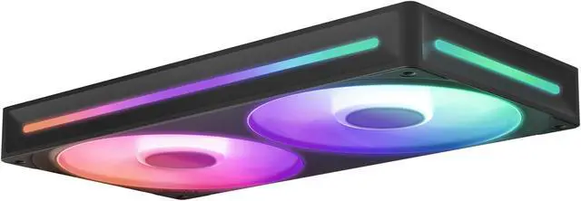 Alt view image 8 of 13 - NZXT F240 RGB CORE RF-U24HF-B1 240mm RGB LED Single-Frame RGB Fan Unit