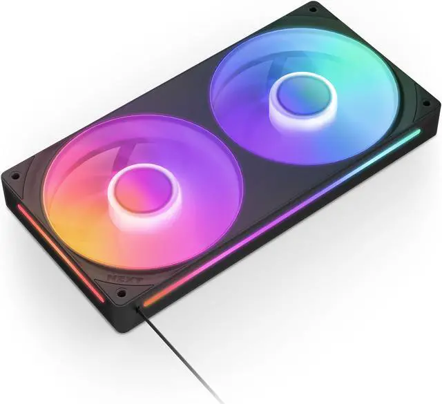 Alt view image 10 of 13 - NZXT F240 RGB CORE RF-U24HF-B1 240mm RGB LED Single-Frame RGB Fan Unit