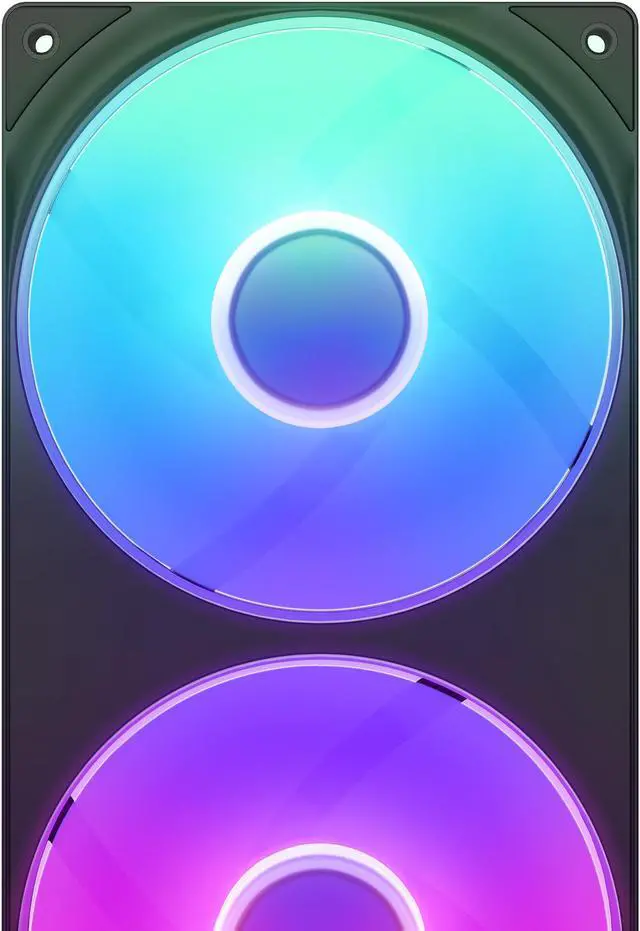 Alt view image 13 of 13 - NZXT F240 RGB CORE RF-U24HF-B1 240mm RGB LED Single-Frame RGB Fan Unit