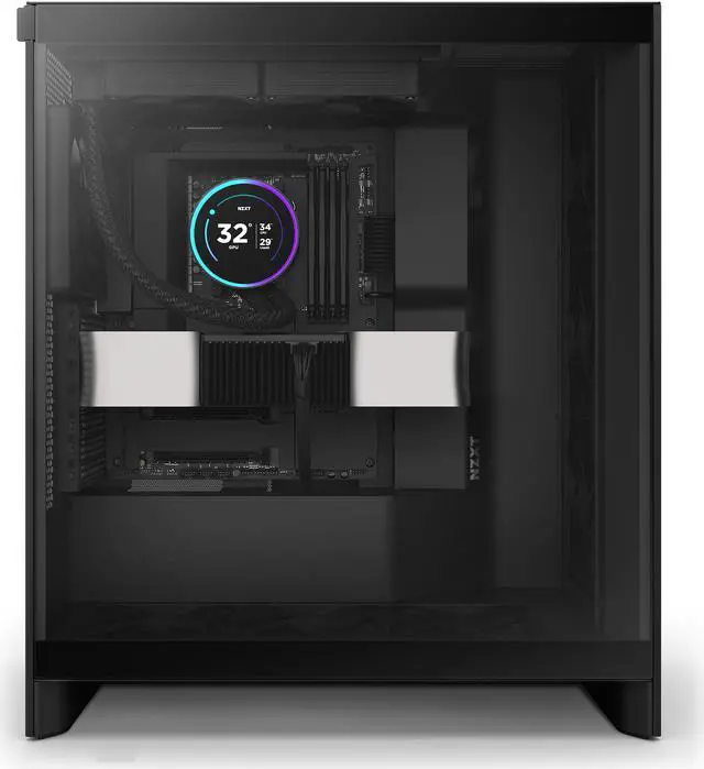 Alt view image 5 of 6 - KRAKEN ELITE 240 BLACK AIO LIQUID COOLER WITH IPS LCD & STATIC PRESSURE FANS Intel Socket LGA 1851, 1700 & 1200/115X AMD Socket AM5, AM4