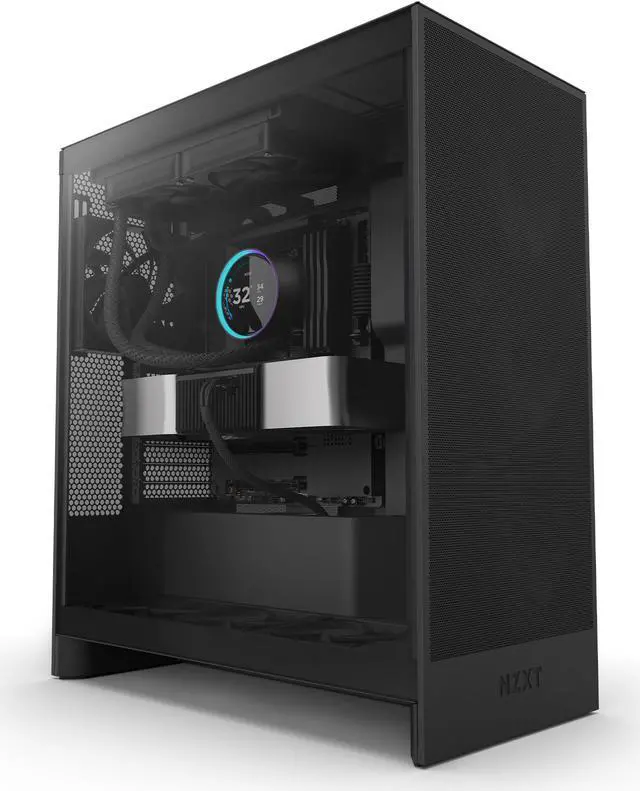 Alt view image 6 of 6 - KRAKEN ELITE 240 BLACK AIO LIQUID COOLER WITH IPS LCD & STATIC PRESSURE FANS Intel Socket LGA 1851, 1700 & 1200/115X AMD Socket AM5, AM4