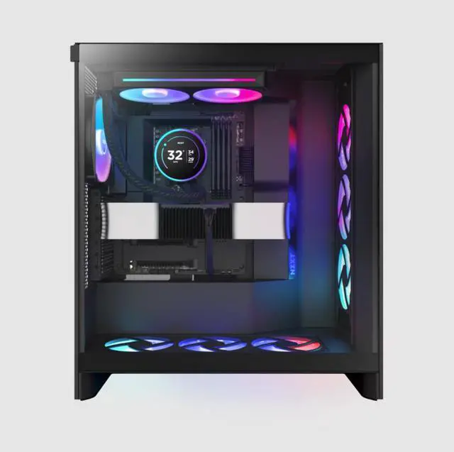 Alt view image 5 of 6 - KRAKEN ELITE RGB 240 BLACK WITH AIO LIQUID COOLER WITH IPS LCD & STATIC PRESSURE FANS Intel Socket LGA 1851, 1700 & 1200/115X AMD Socket AM5, AM4