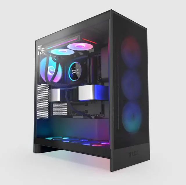 Alt view image 6 of 6 - KRAKEN ELITE RGB 240 BLACK WITH AIO LIQUID COOLER WITH IPS LCD & STATIC PRESSURE FANS Intel Socket LGA 1851, 1700 & 1200/115X AMD Socket AM5, AM4