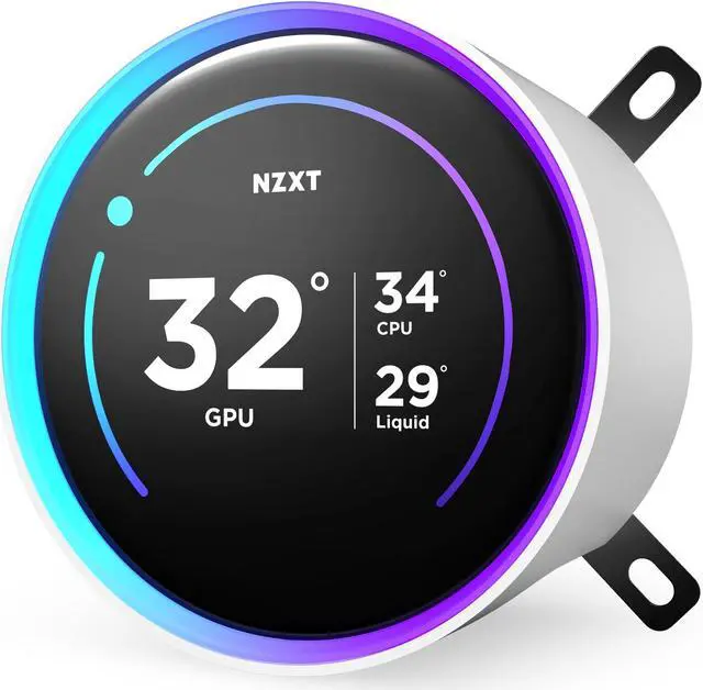 Alt view image 5 of 8 - KRAKEN ELITE RGB 280 WHITE AIO LIQUID COOLER WITH IPS LCD & STATIC PRESSURE FANS Intel Socket LGA 1851, 1700 & 1200/115X AMD Socket AM5, AM4