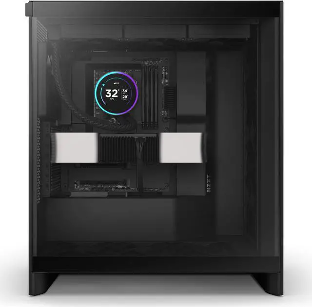 Alt view image 6 of 8 - KRAKEN ELITE 360 BLACK AIO LIQUID COOLER WITH IPS LCD & STATIC PRESSURE FANS Intel Socket LGA 1851, 1700 & 1200/115X AMD Socket AM5, AM4