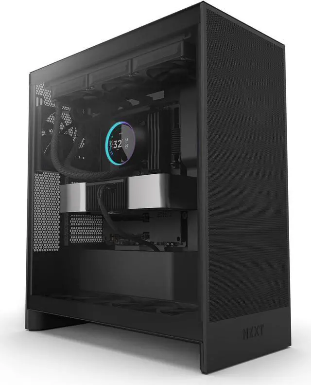 Alt view image 7 of 8 - KRAKEN ELITE 360 BLACK AIO LIQUID COOLER WITH IPS LCD & STATIC PRESSURE FANS Intel Socket LGA 1851, 1700 & 1200/115X AMD Socket AM5, AM4