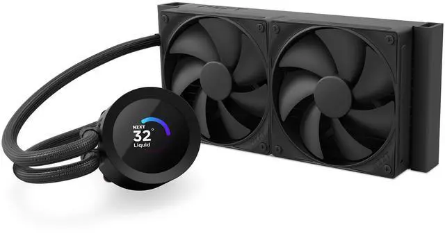 Alt view image 5 of 6 - NZXT KRAKEN PLUS 240 MM AIO LIQUID COOLER WITH 1.54" LCD & STATIC PRESSURE FANS