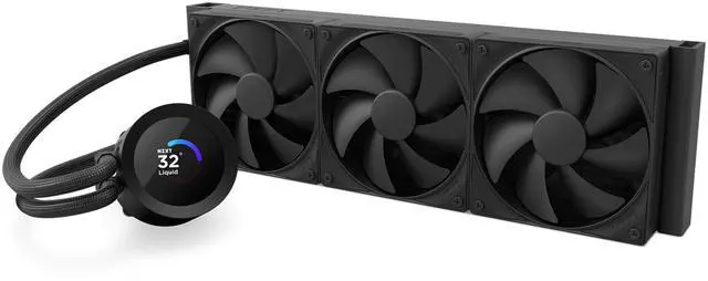 Alt view image 6 of 7 - NZXT KRAKEN PLUS 360 MM AIO LIQUID COOLER WITH 1.54" LCD & STATIC PRESSURE FANS