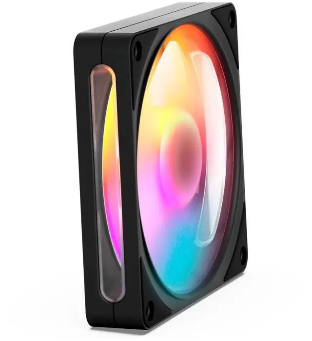 Main image of NZXT F120 RGB Black 120mm PWM Addressable RGB Case Fan