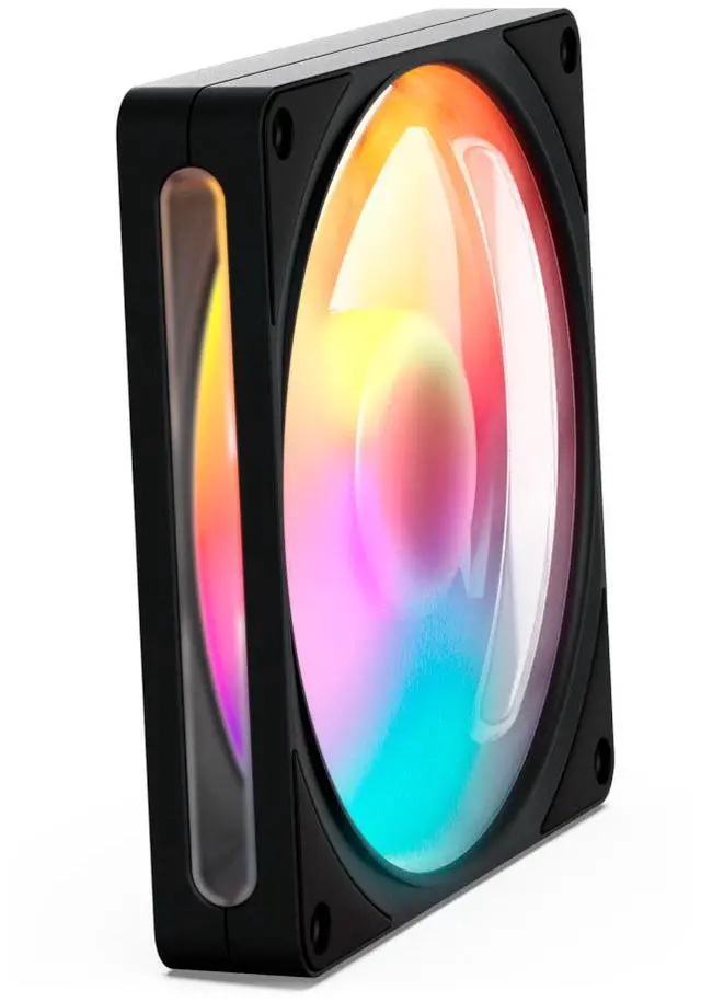 Main image of NZXT F140 RGB Black 140mm PWM Addressable RGB Case Fan