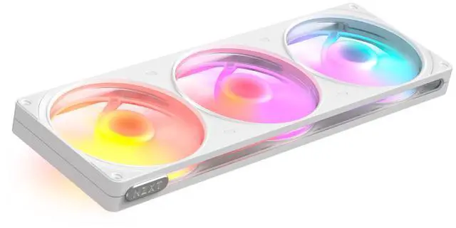 Main image of NZXT F360 RGB White 360mm PWM Single-Frame Addressable RGB Fan