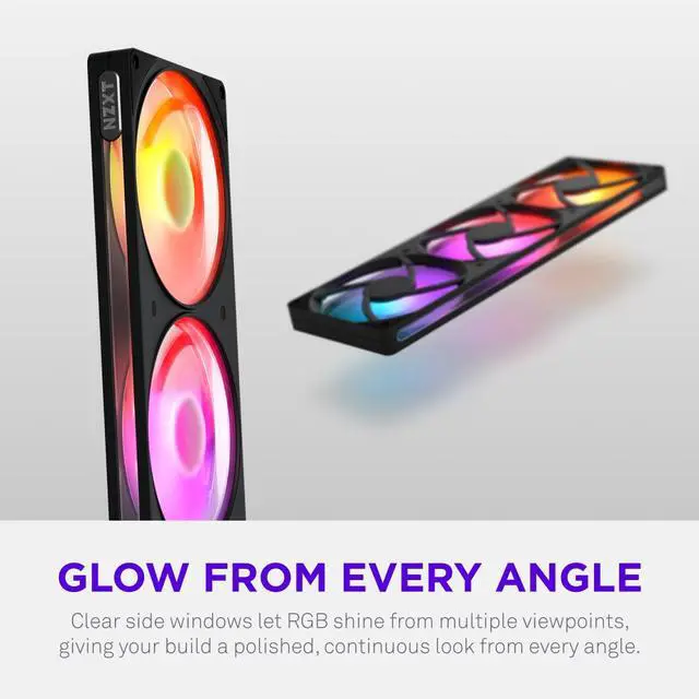 Alt view image 6 of 9 - NZXT F420 RGB Black 420mm PWM Single-Frame Addressable RGB Fan
