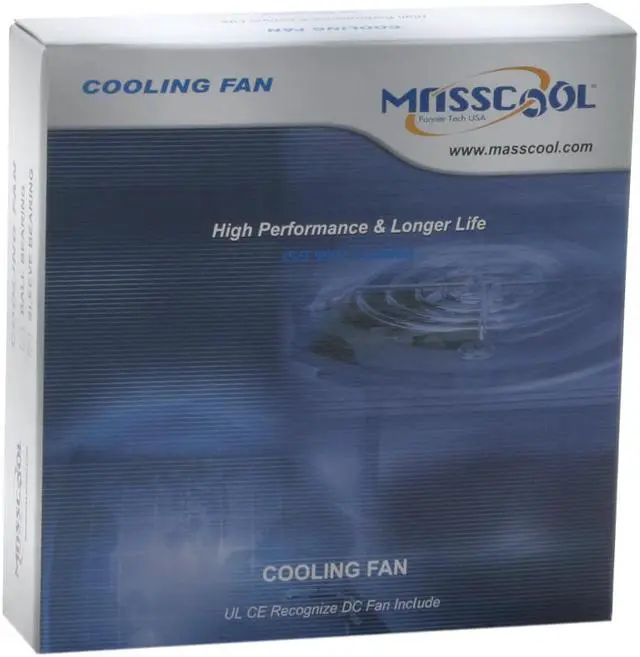 Alt view image 2 of 2 - MASSCOOL FD12025B1M3/4 120 x 120 x 25mm Cooling Fan