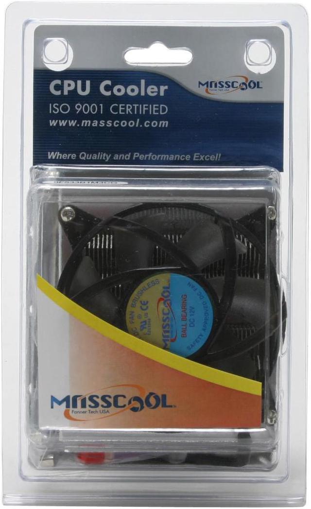 Alt view image 6 of 6 - MASSCOOL 9F533B1M3CG 80mm Ball CPU Cooler
