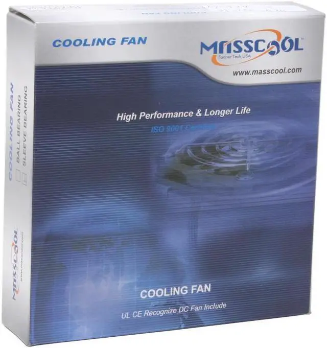 Alt view image 4 of 4 - MASSCOOL FD12025S1L3/4 120mm Case Cooling Fan