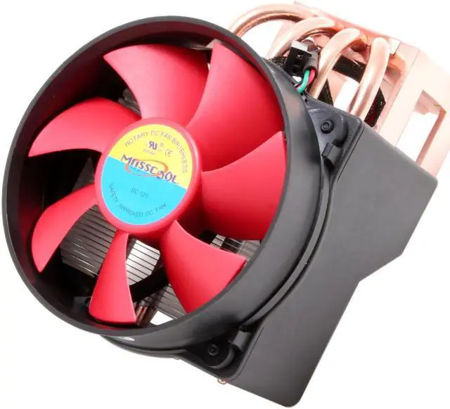 Alt view image 3 of 6 - MASSCOOL 7WD01L3 92mm Hydro Wave CPU Cooling Fan/Heatsink