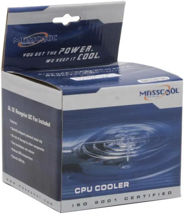 Alt view image 5 of 5 - MASSCOOL 8W553B1M3 90mm Ball CPU Cooler
