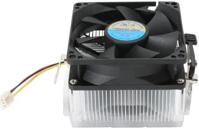 Alt view image 3 of 6 - MASSCOOL 5F9001B1H3 80mm Ball CPU Cooler
