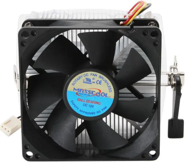 Alt view image 5 of 6 - MASSCOOL 5F9001B1H3 80mm Ball CPU Cooler