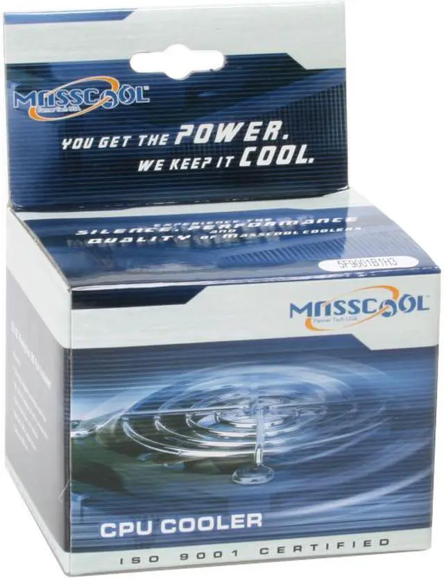 Alt view image 6 of 6 - MASSCOOL 5F9001B1H3 80mm Ball CPU Cooler