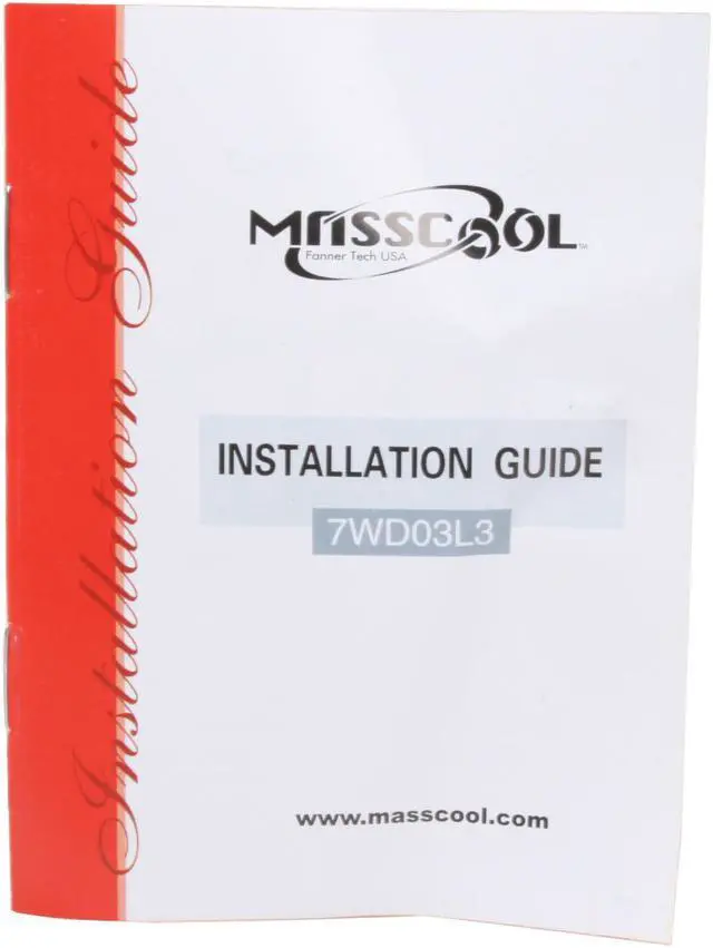 Alt view image 9 of 10 - MASSCOOL 7WD03L3 120mm Hydro Bearing CPU Cooler