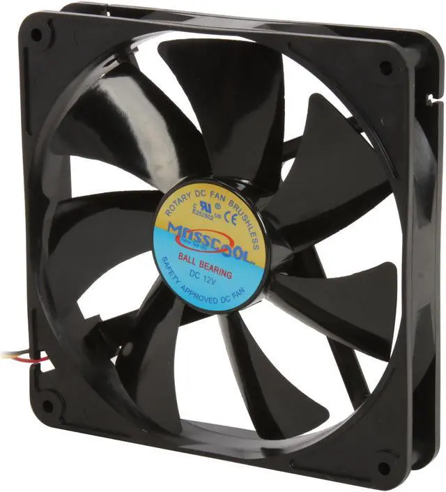 Main image of Masscool FD14025B1L3/4  140mm Ball bearing Case Fan w/ 3 Pins and 4 Pins Connectors
