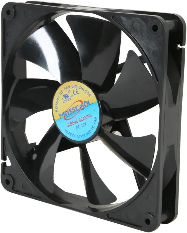Main image of Masscool FD14025S1L3/4 140mm Sleeve bearing Case Fan w/ 3 Pins and 4 Pins Connectors
