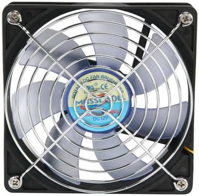 Alt view image 2 of 5 - MASSCOOL SL-FD12025 Case fan with fan guard