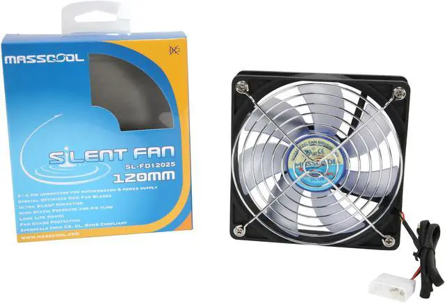 Alt view image 5 of 5 - MASSCOOL SL-FD12025 Case fan with fan guard