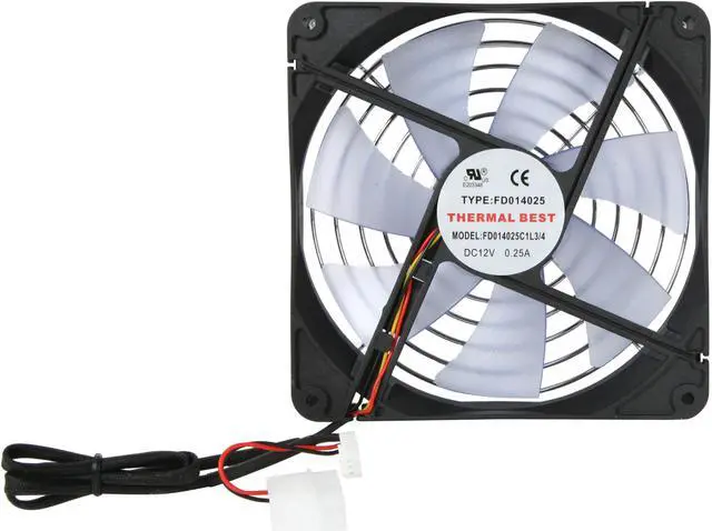 Alt view image 4 of 5 - MASSCOOL SL-FD14025 140mm Case fan with fan guard