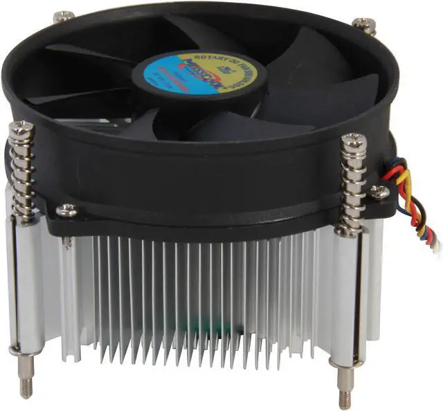 Alt view image 3 of 6 - MASSCOOL 8W2002B1M4 90mm Ball Bearing CPU Cooler for INTEL Socket LGA 1155/1156 Cooper base