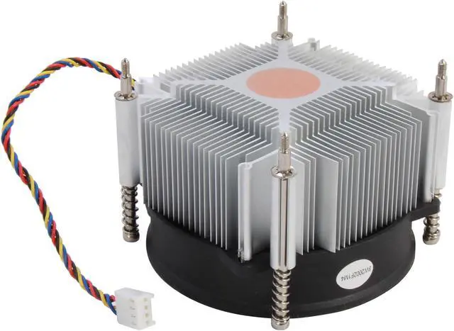 Alt view image 5 of 6 - MASSCOOL 8W2002B1M4 90mm Ball Bearing CPU Cooler for INTEL Socket LGA 1155/1156 Cooper base