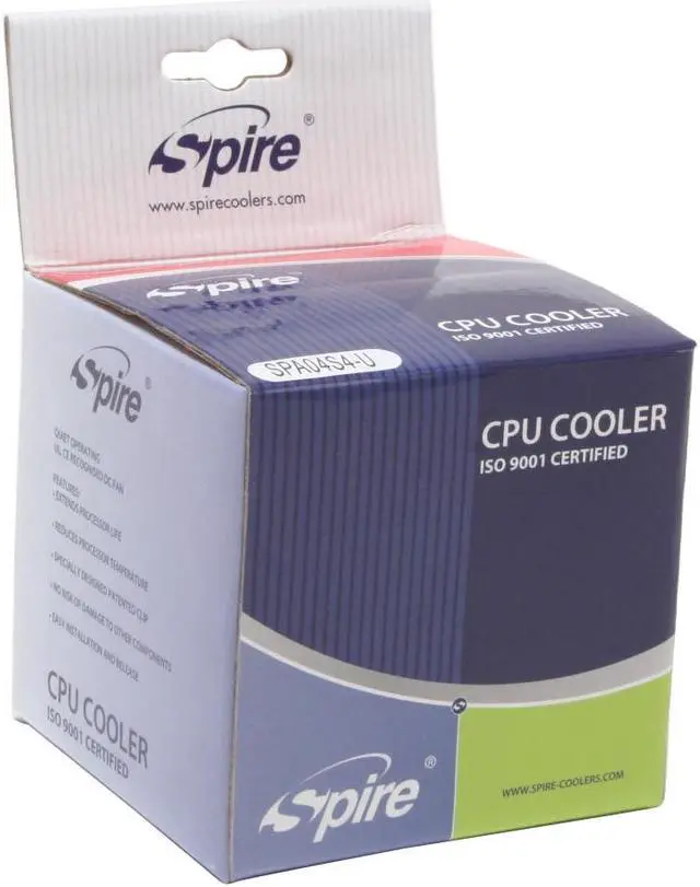Alt view image 6 of 6 - Spire SPA04S4-U Sleeve WhisperRock V CPU Cooler
