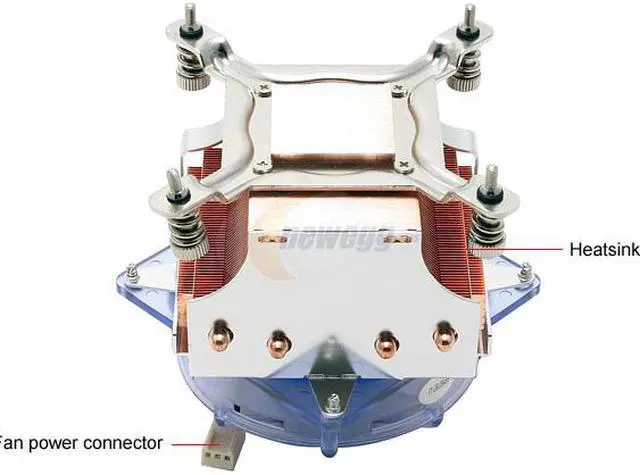Alt view image 4 of 6 - Spire SP507B7-U 80mm Ball CPU Cooler