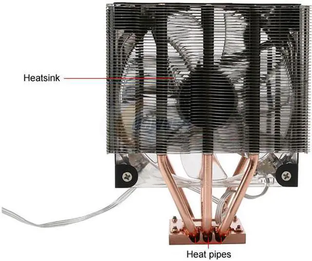 Alt view image 4 of 7 - Tuniq Tower 120 Universal CPU Cooler 120mm LED Cooling Fan and Fan Controller/Heatsink