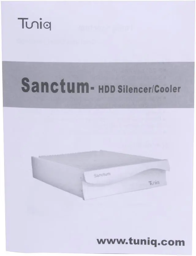 Alt view image 7 of 8 - Tuniq CR-SAN-BK Aluminum Panel / Frame "Sanctum" HDD Cooler & Silencer