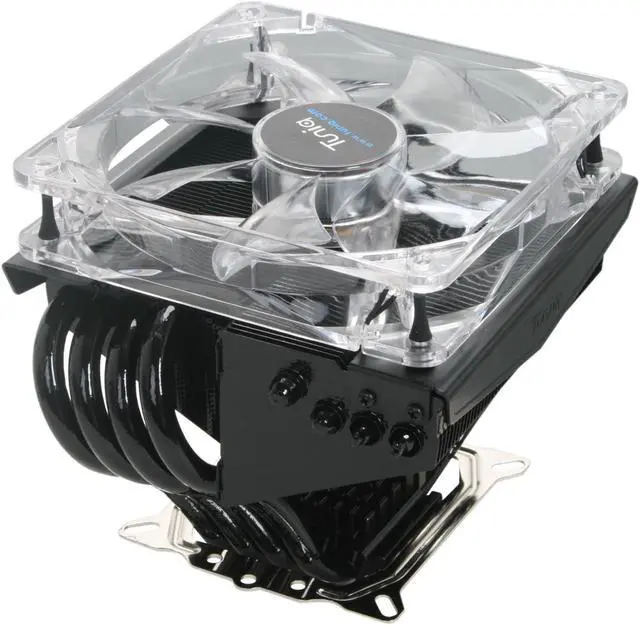 Alt view image 2 of 8 - Tuniq CR-PRO120-BK-RV1 120mm Magnetic Fluid Dynamic Bearing Propeller 120 CPU Cooler,  with 1156 Brackets, free TX-3 Thermal Paste Included Inside