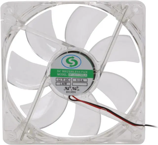 Alt view image 3 of 4 - Linkworld Electronic LLC FAN-12-Blue Blue LED Case cooler - OEM