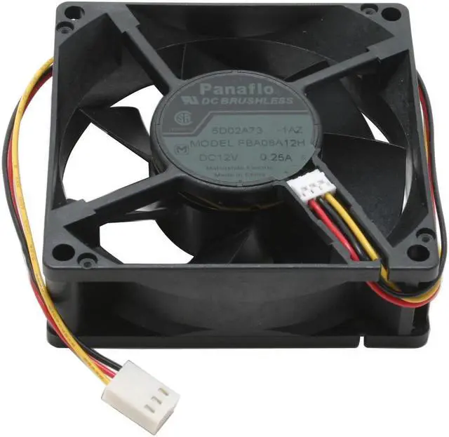 Alt view image 2 of 3 - Panasonic Panaflo FBA08A12H-1AZ Case Cooling Fan