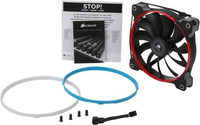 Alt view image 5 of 6 - Corsair Air Series AF140 140mm Quiet Edition High Airflow Case Fan Single Pack(CO-9050009-WW)