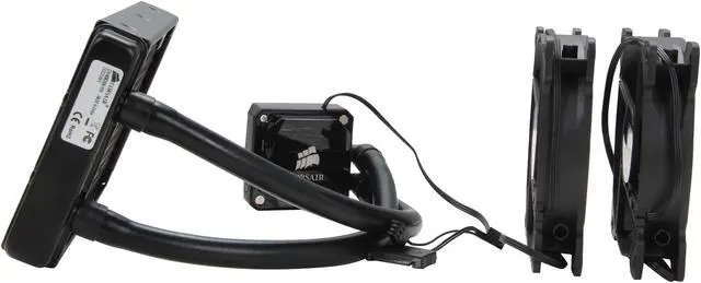Alt view image 3 of 8 - CORSAIR Hydro Series H100i Extreme Performance Water/Liquid CPU Cooler. 240mm