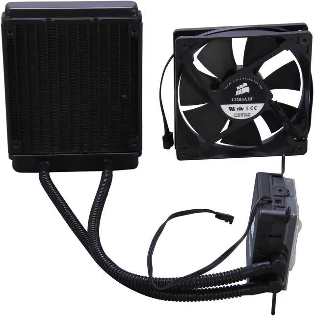 Alt view image 2 of 8 - Corsair Certified CWCH60 Hydro Series H60 CWCH60 High Performance Liquid CPU Cooler