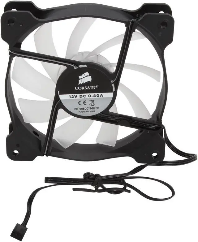 Alt view image 4 of 5 - Corsair Air Series AF120 LED 120mm Quiet Edition High Airflow Fan Single Pack - Red (CO-9050015-RLED)