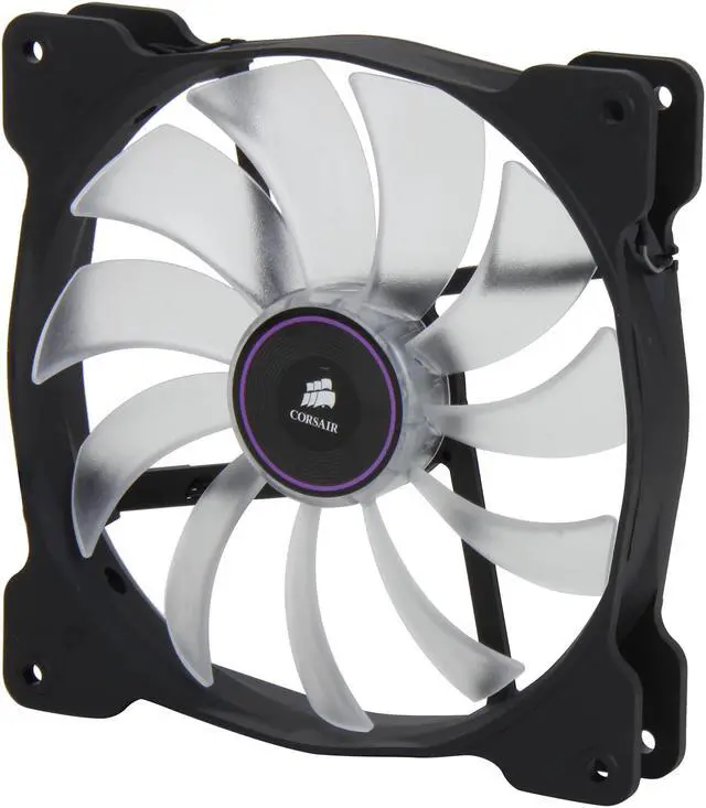 Alt view image 2 of 5 - Corsair Air Series AF140 140mm Purple LED Quiet Edition High Airflow Fan (CO-9050017-PLED)