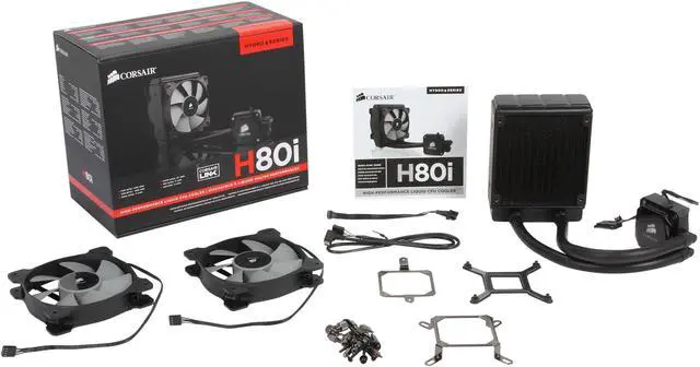 Alt view image 5 of 5 - Corsair Certified CW-9060008-WW Hydro Series H80i  Water Cooler