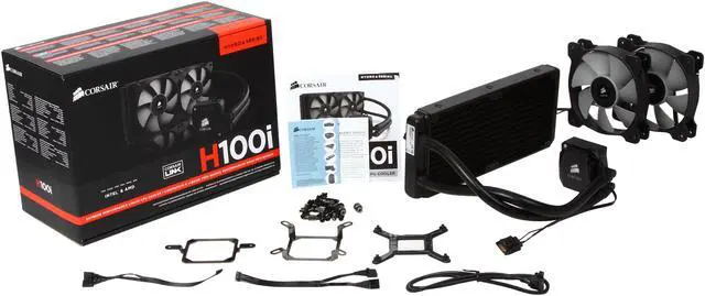 Alt view image 9 of 9 - Corsair Certified CW-9060009-WW Hydro Series H100i  Water Cooler